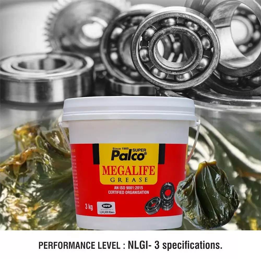 Palco Megalife Grease DP 190 API 3 Kg Capacity Greenish Brown