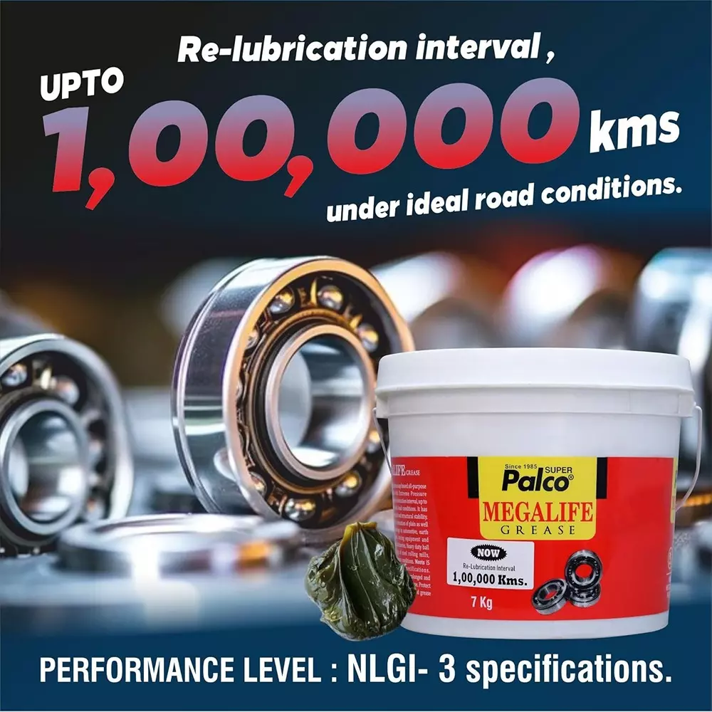 Palco Megalife Grease DP 190 API 7 Kg Capacity Greenish Brown