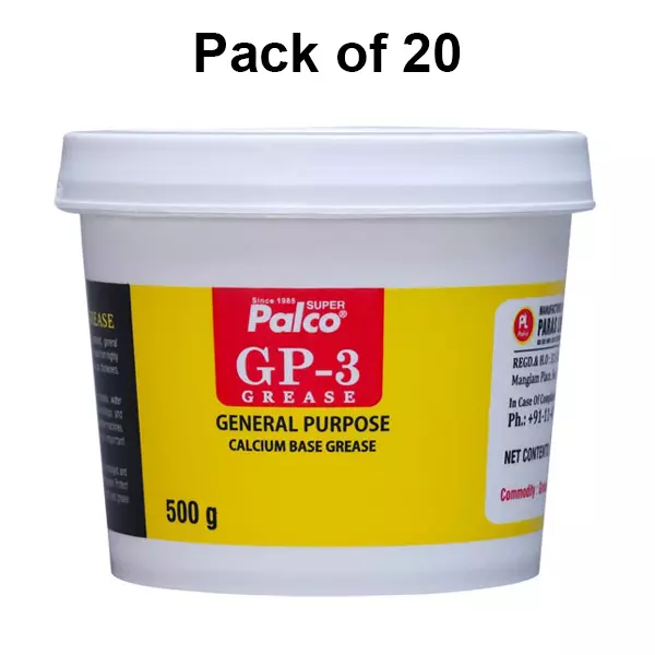 palco-grease-500-g-capacity-nlgi-3-calcium-soap-type-golden-yellow-gp-3-pack-of-20