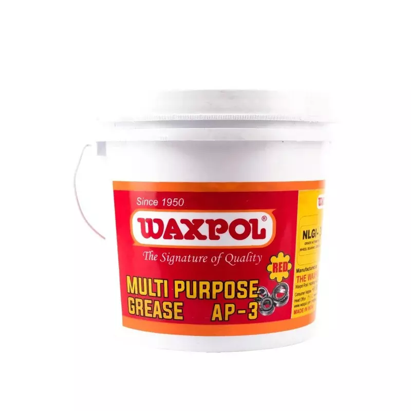 Waxpol AP-3 Multipurpose Red Grease NLGI-3 Grade IS 7623, IS 12203 Certification, 18 Kg