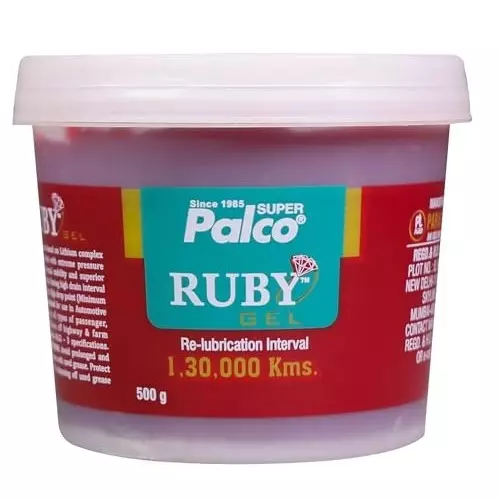 Palco Ruby Gel Grease NLGI -3 DP 260 API 500 g Transparent Red