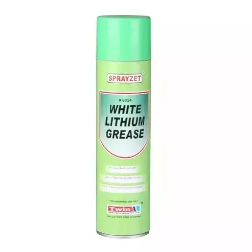 SPRAYZET White Lithium Grease Spray 500 ml for Industrial Use, E3027 (Pack of 6)