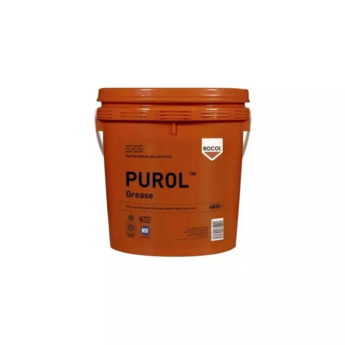 Rocol 4 Kg Purol Grease Oil and for Clean Environments Food Industry Pharmaceutical Use, 15616