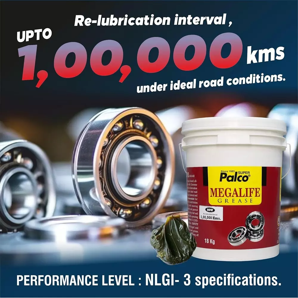 Palco Megalife Grease DP 190 API 18 Kg Capacity Greenish Brown