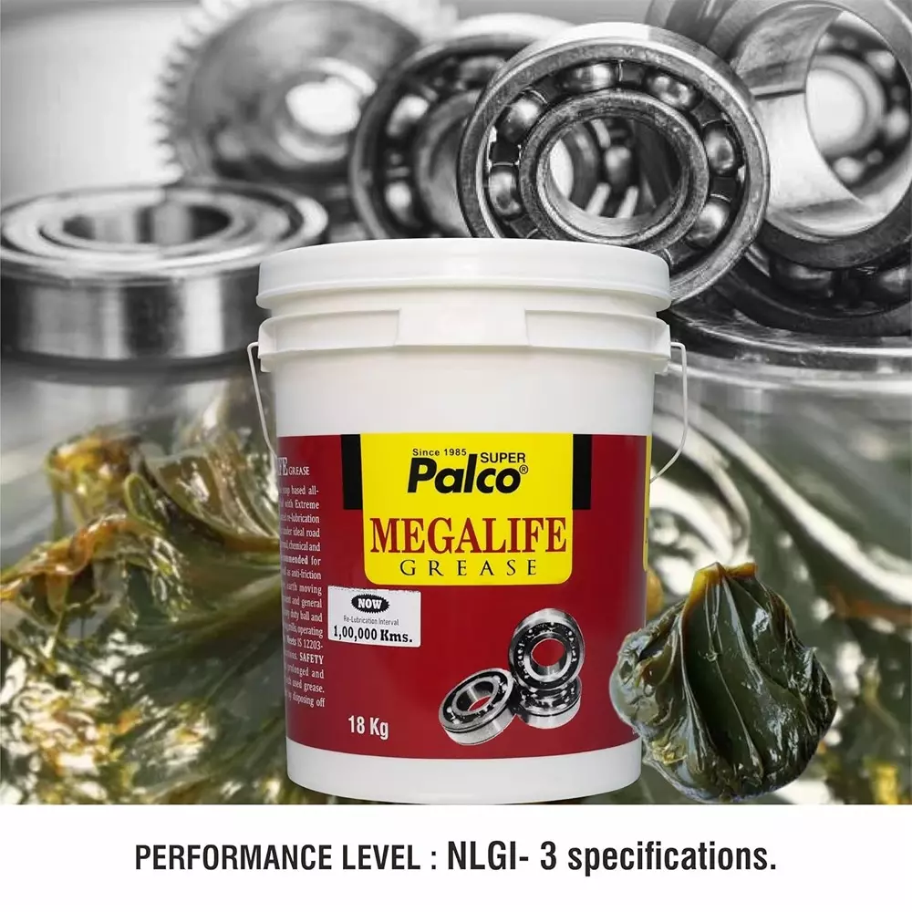 Palco Megalife Grease DP 190 API 18 Kg Capacity Greenish Brown