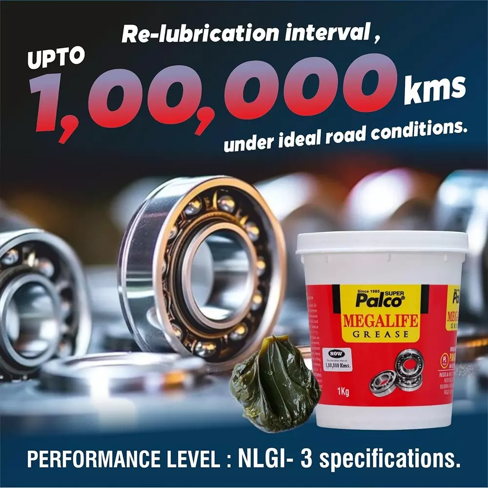 Palco Megalife Grease DP 190 API 1 Kg Capacity Greenish Brown