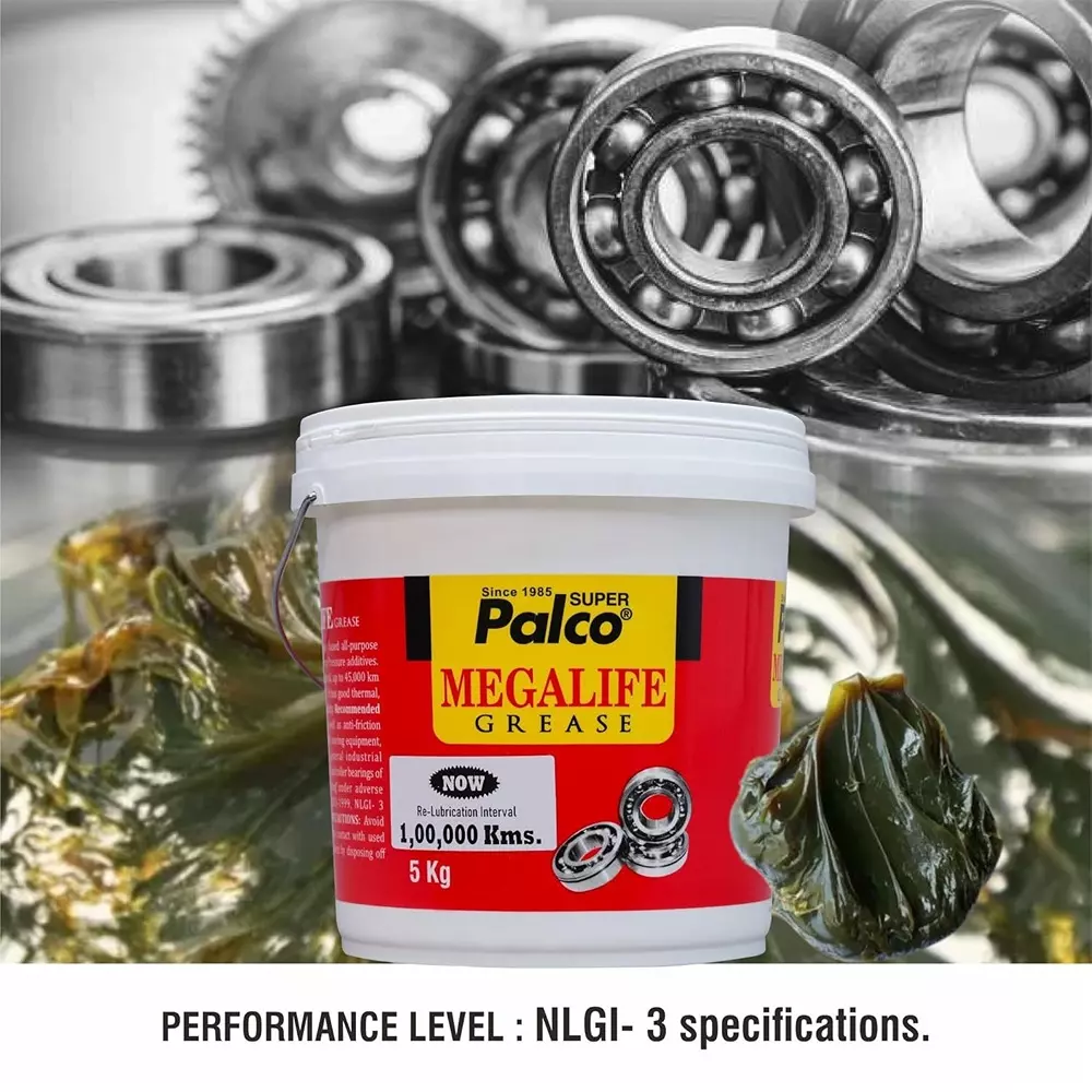 Palco Megalife Grease DP 190 API 5 Kg Capacity Greenish Brown