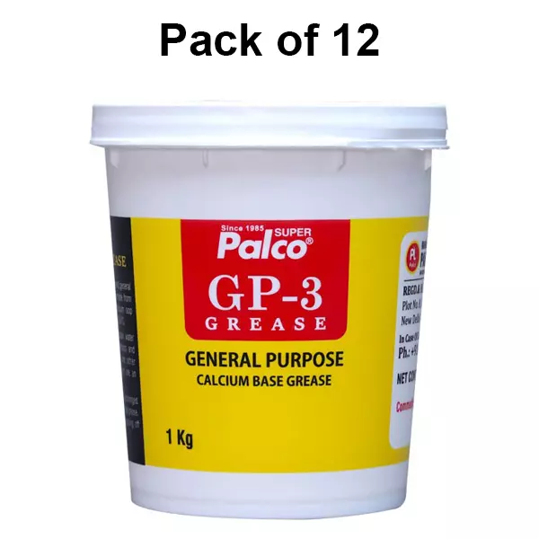 palco-grease-1-kg-capacity-nlgi-3-calcium-soap-type-golden-yellow-gp-3-pack-of-12