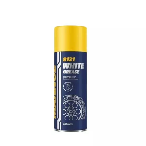 Mannol 8121 White Grease 450 ml for Vehicle, S-8121 (Pack of 6)