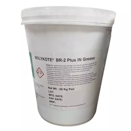 Molykote 20 Kg Grease Mineral Oil 2 NLGI Grade Black, BR-2 Plus