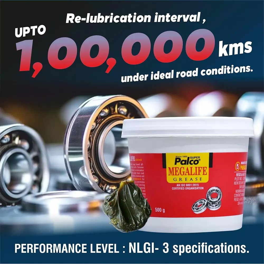 Palco Megalife Grease DP 190 API 500 g Capacity Greenish Brown