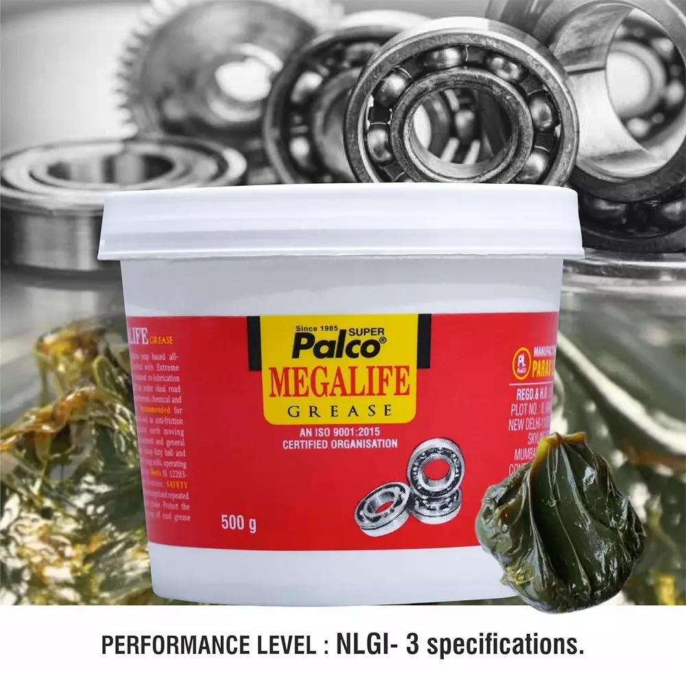 Palco Megalife Grease DP 190 API 500 g Capacity Greenish Brown