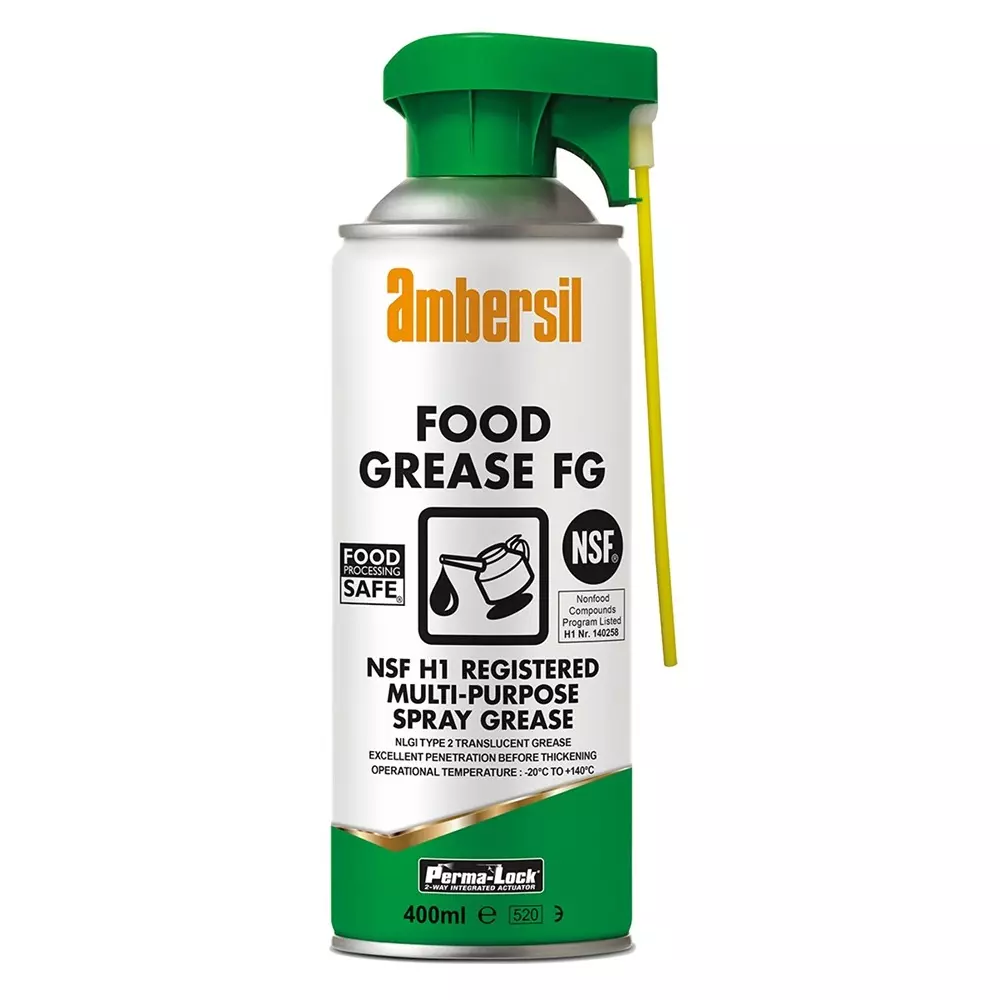 Ambersil Mineral Oil Grease 400 ml Ambersil Perma-Lock Food Grease FG,Food Safe, 30259