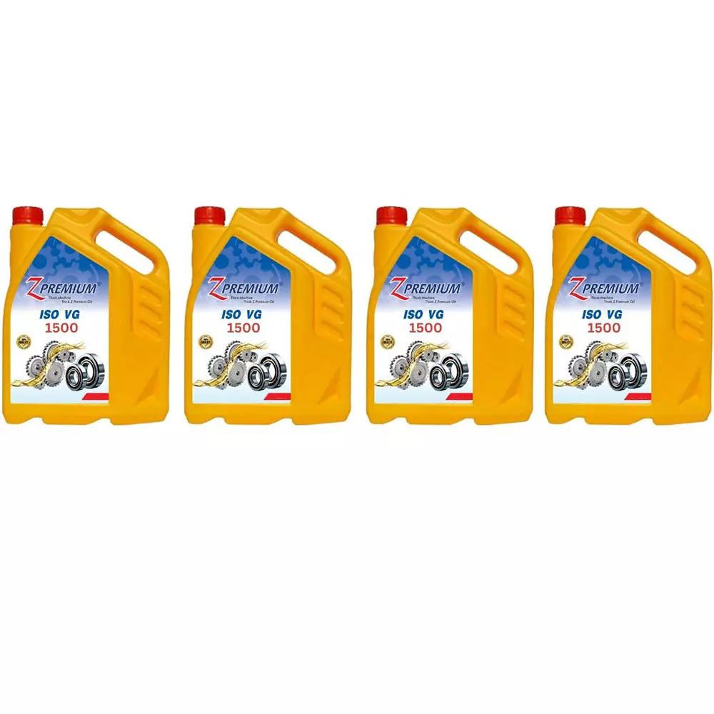 Z Premium ISO VG 1500 5 L Industrial Lubricantion for Pumps & Industrial Machinery, 1119BXGIGKM (Pack of 4)