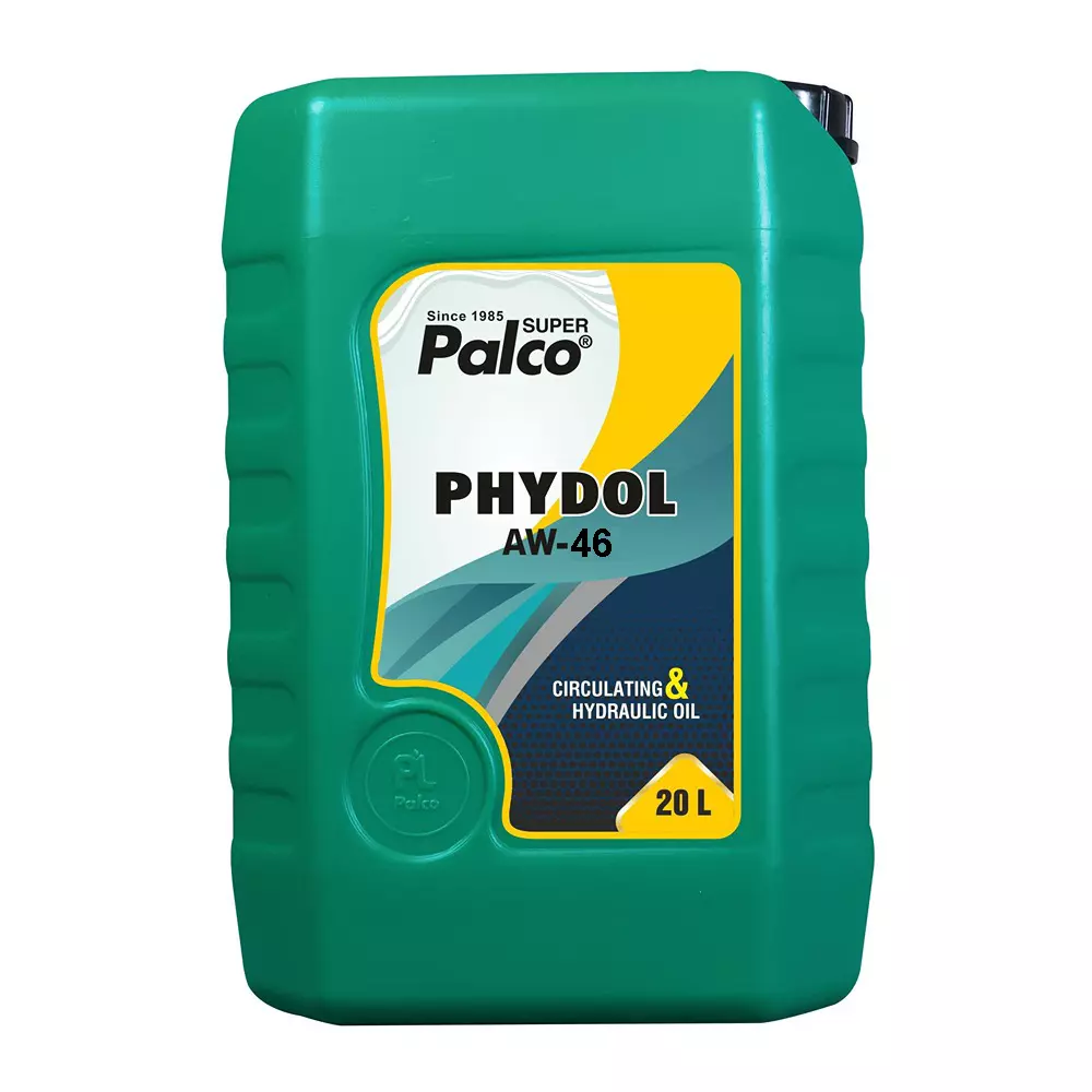 Palco PHYDOL AW-46 (W/W) 20 L Jerry Can Hydraulic Oils High Quality Base Stocks, 23951007