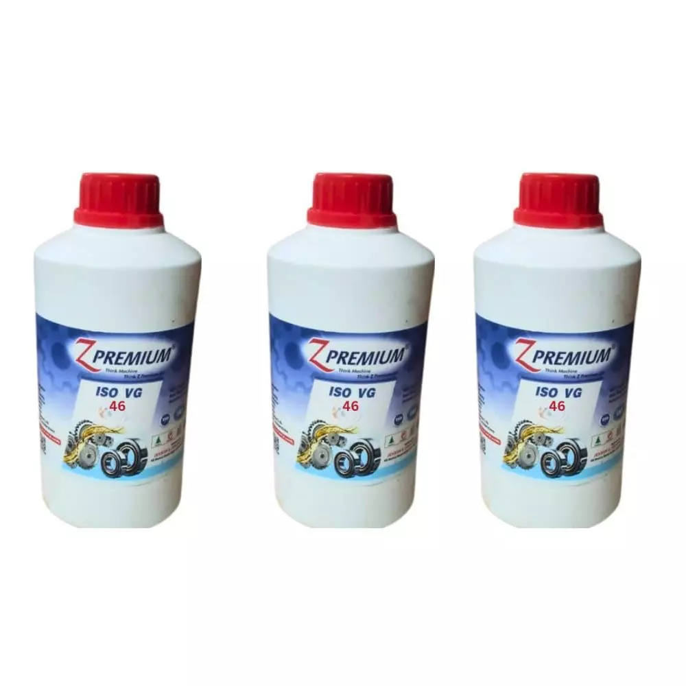 Z Premium ISO VG 46 1 L Industrial Lubricantion for Pumps & Industrial Machinery, 1119BXI0L2I (Pack of 3)