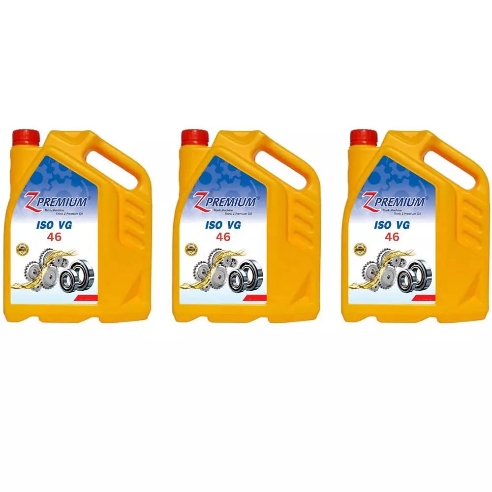 Z Premium ISO VG 46 5 L Industrial Lubricantion for Pumps & Industrial Machinery, 1118BUF0YRG (Pack of 3)