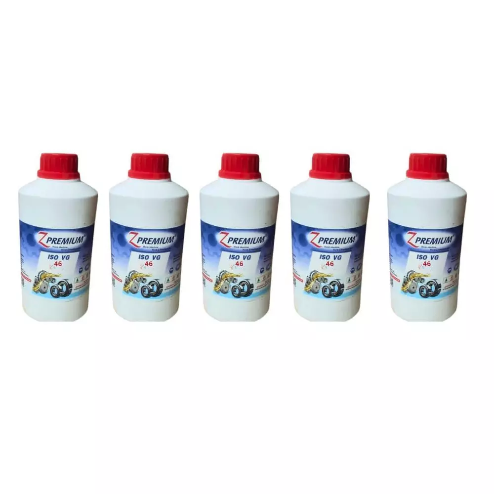Z Premium ISO VG 46 1 L Industrial Lubricantion for Pumps & Industrial Machinery, 1119BXLWZKT (Pack of 5)