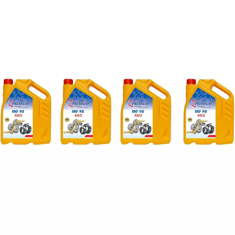 Z Premium ISO VG 460 5 L Industrial Lubricantion for Pumps & Industrial Machinery, 1118BUN4UN9 (Pack of 4)