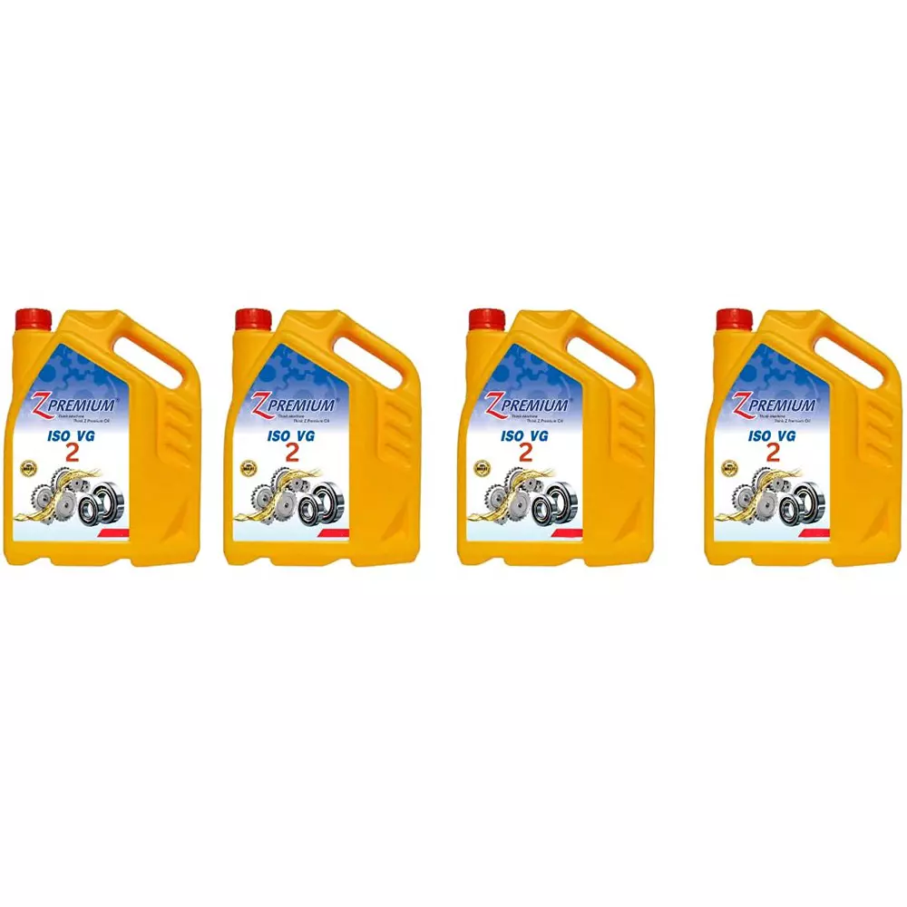 Z Premium ISO VG 2 5 L Industrial Lubricantion for Pumps & Industrial Machinery, 1129BPO5W6Z (Pack of 4)