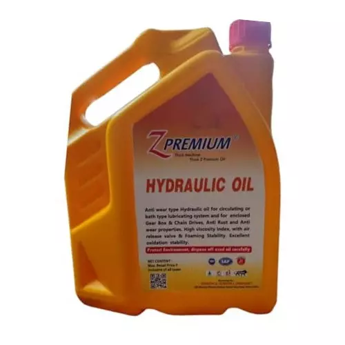 Z Premium HLP 46 5 L Hydraulic Oil for Industrial Machinery & Compressors, 0814ZTEIMA2 (Pack of 2)