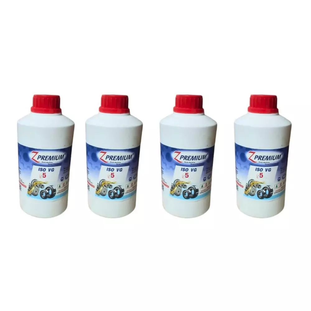 Z Premium ISO VG 5 1 L Industrial Lubricantion for Pumps & Industrial Machinery, 1120B022K0H (Pack of 4)