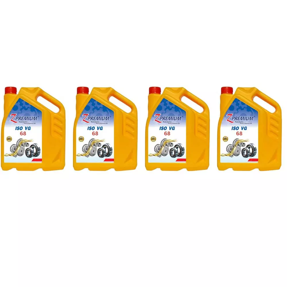 Z Premium ISO VG 68 5 L Industrial Lubricantion for Pumps & Industrial Machinery, 1118BUGBRNE (Pack of 4)