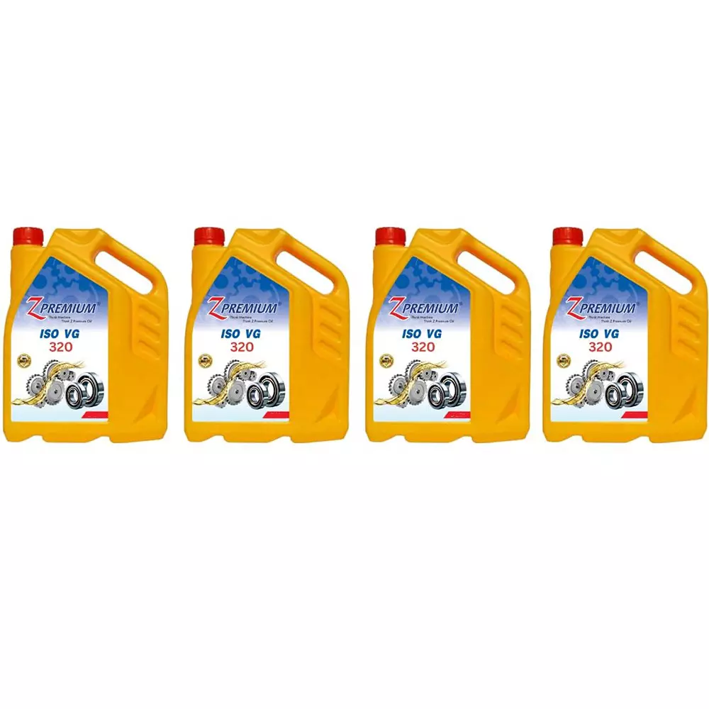 Z Premium ISO VG 320 5 L Industrial Lubricantion for Pumps & Industrial Machinery, 1118BUGKVHS (Pack of 4)