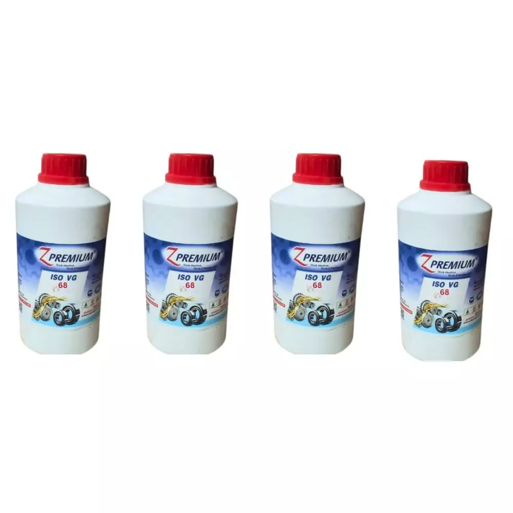 Z Premium ISO VG 68 1 L Industrial Lubricantion for Pumps & Industrial Machinery, 1119BXEFOM1 (Pack of 4)