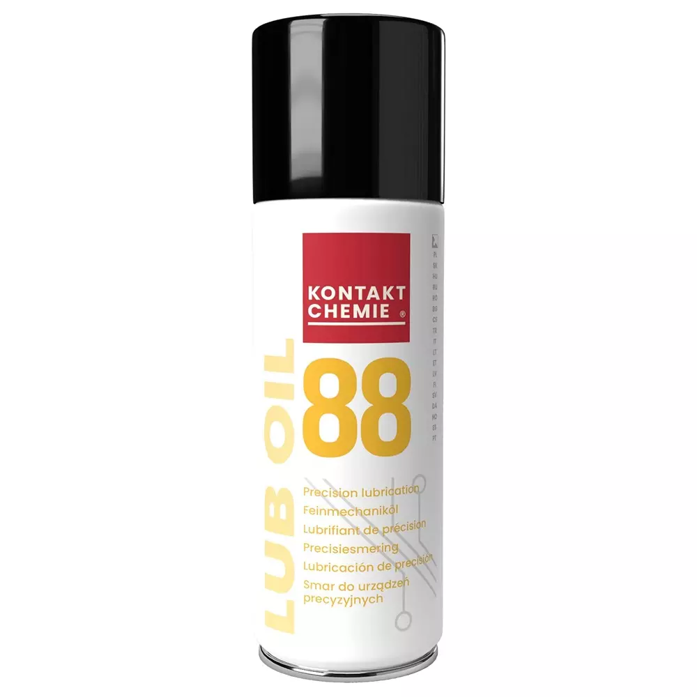 Kontakt Chemie 200 ml LUB OIL 88 for Gears, Latches, Locks, Lubricate Precision-Engineered, 78509