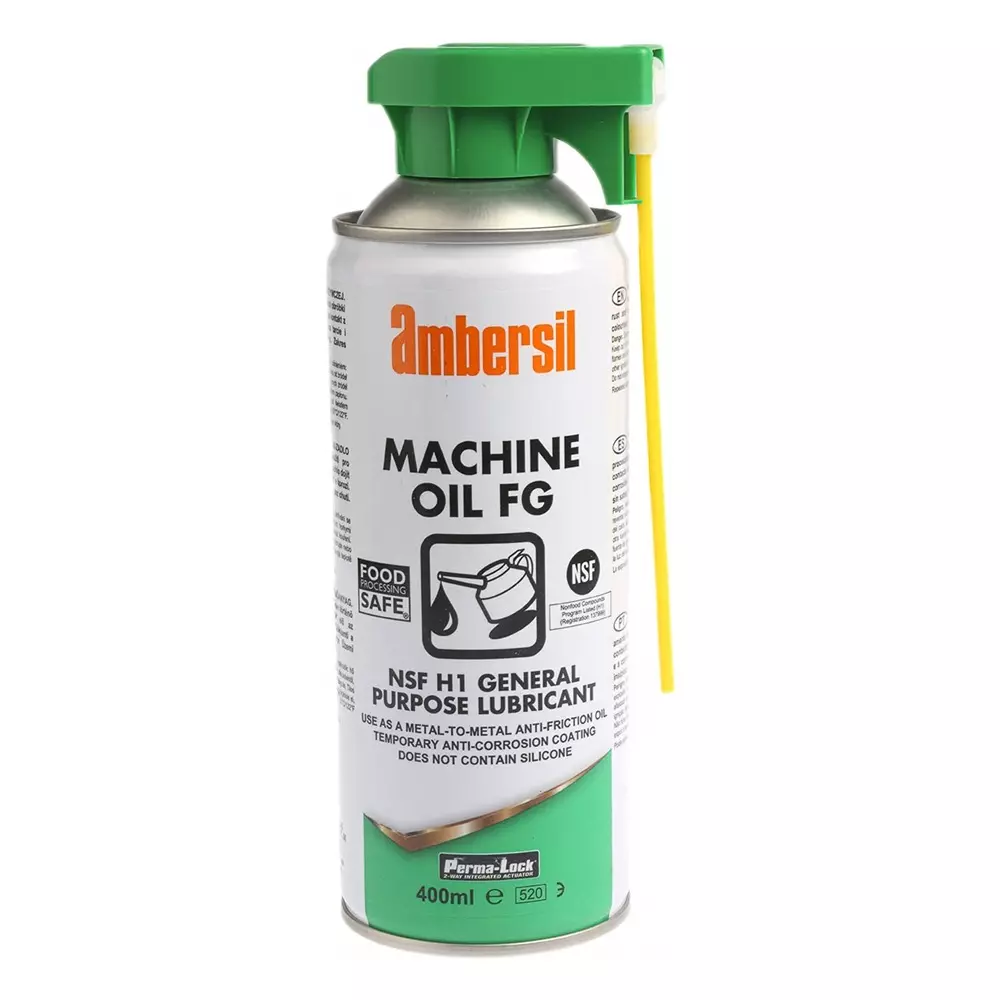 Ambersil 400 ml Perma-Lock Machine Oil Oil and General Light Lubricant for Industrial Machinery, 30247