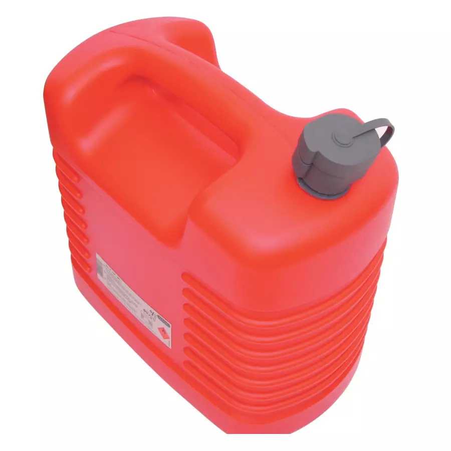Kennedy 10 Ltr Plastic Jerry Can with Internal Spout - Red