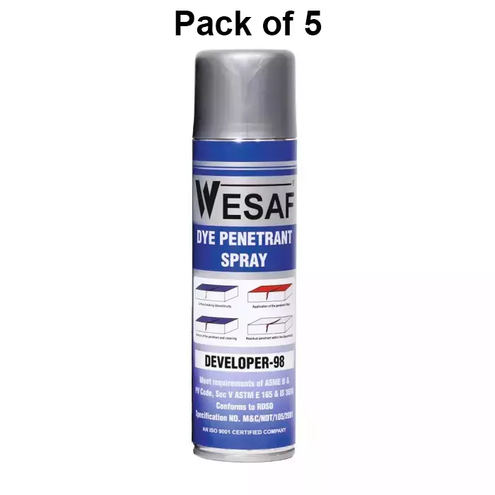 wesaf-dye-penetrant-test-developer-spray-3602-grade-and-400-ml-capacity-pack-of-5