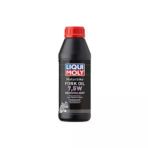 Liqui Moly Motorbike Fork Oil 7.5 W Medium/Light Viscosity Grade and 500 ml Capacity, 3099