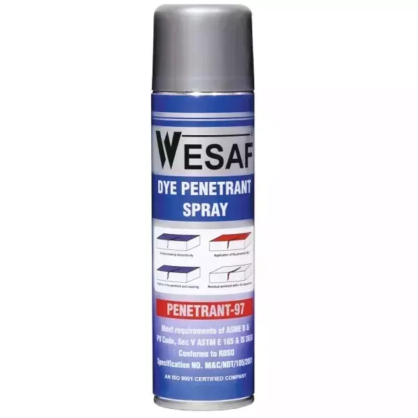 WESAF Dye Test Penetrant Spray 3603 Grade and 400 ml Capacity (Pack of 5)