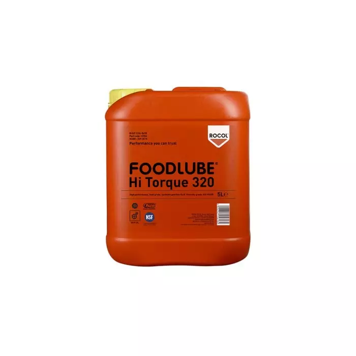 Rocol Foodlube Hi-Torque 320 (With Sups) PFAS Free Lubricant 5 L Can Food Safe, 15766