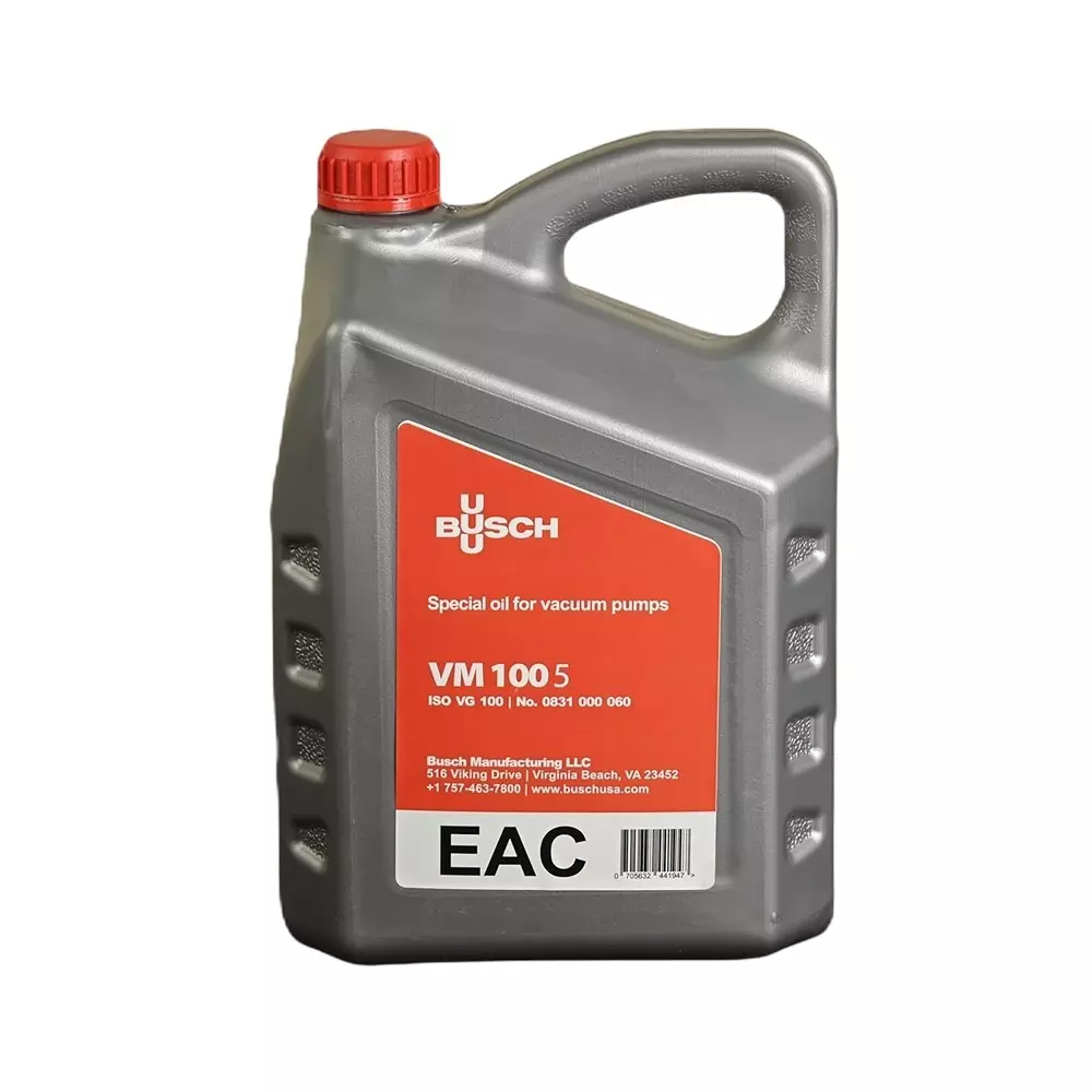 VAC PAC Busch Genuine Vacuum Pump Oil 3.78 L Volume 350 CS Viscocity, VM 100-1