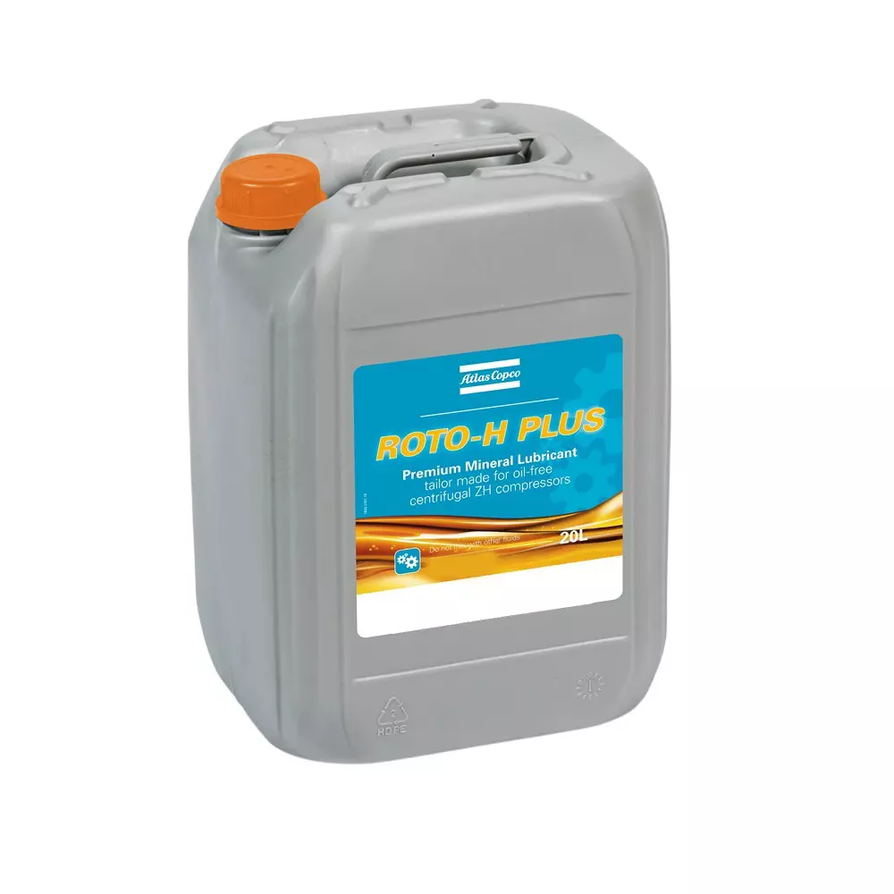 Atlas Copco Roto H Plus Oil 20 L Can Liquid Form 0°C to +40°C Range for Compressors Use, 2908850700