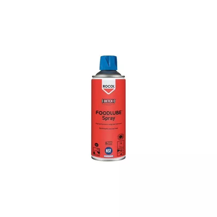 Rocol Foodlube Spray Ester Blend Lubricant 300 ml AerosolFood Safe, 15710
