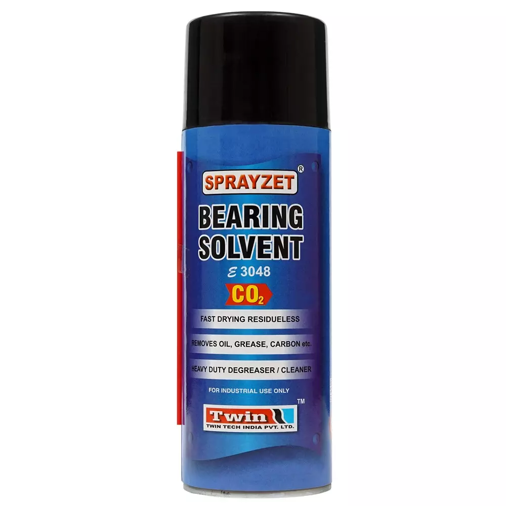 SPRAYZET Bearing Solvent CO2 Spray 500 ml for Industrial Use, E3048