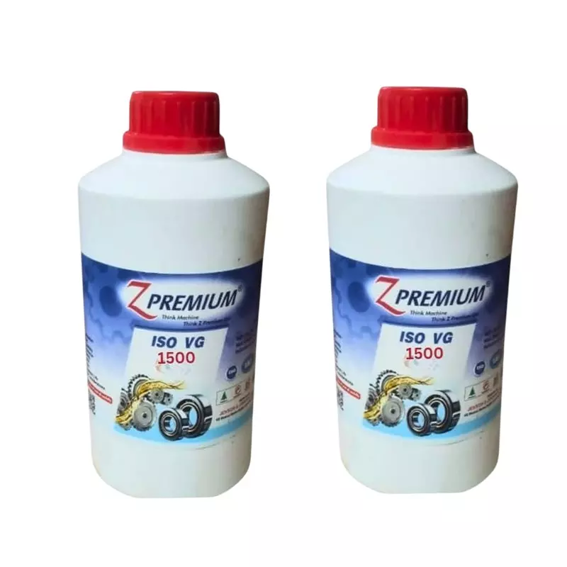 Z Premium ISO VG 1500 Industrial Lubricant Oil 1 L for Hydraulic Systems, Gear, Bearings, Pumps & Machinery (Pack of 2)