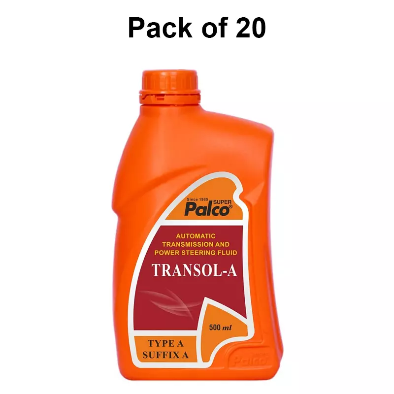Palco Power Steering Fluid TRANSOL-A 500 ml Type A Suffix A Clear Red (Pack of 20)