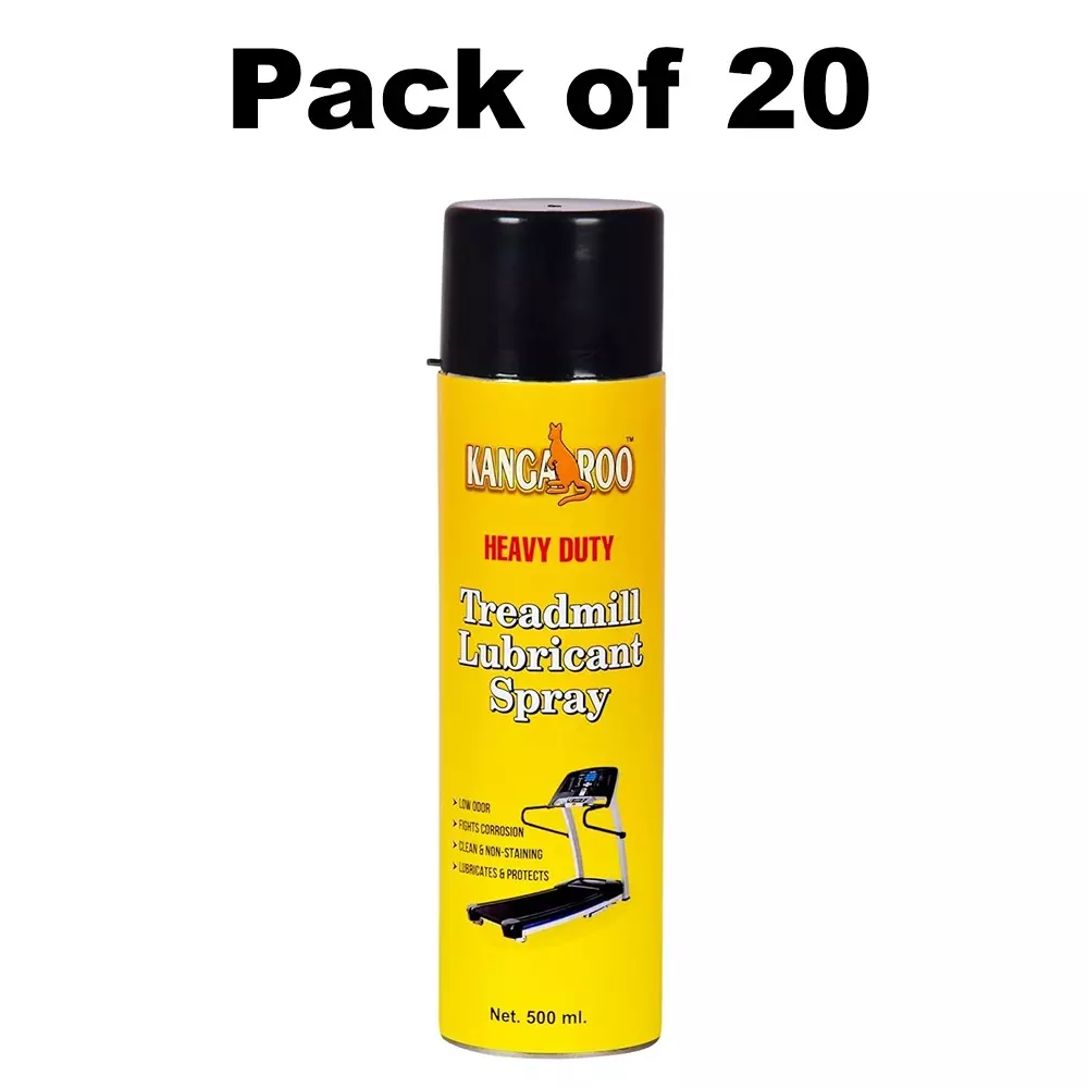 kangaroo-500-ml-treadmill-oil-lubricant-spray-liquid-form-for-all-treadmills-k-74-pack-of-20