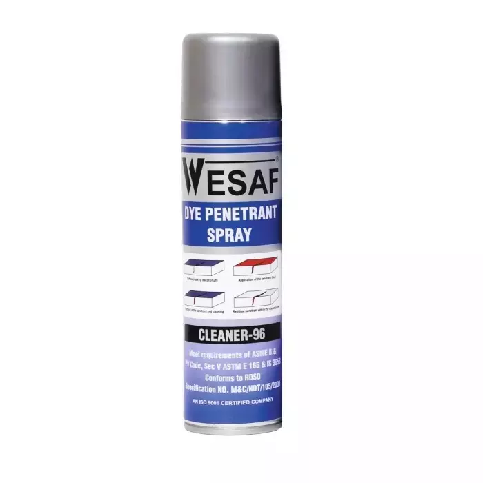 WESAF Dye Penetrant Test Cleaner Spray 3601 Grade and 400 ml Capacity (Pack of 5)