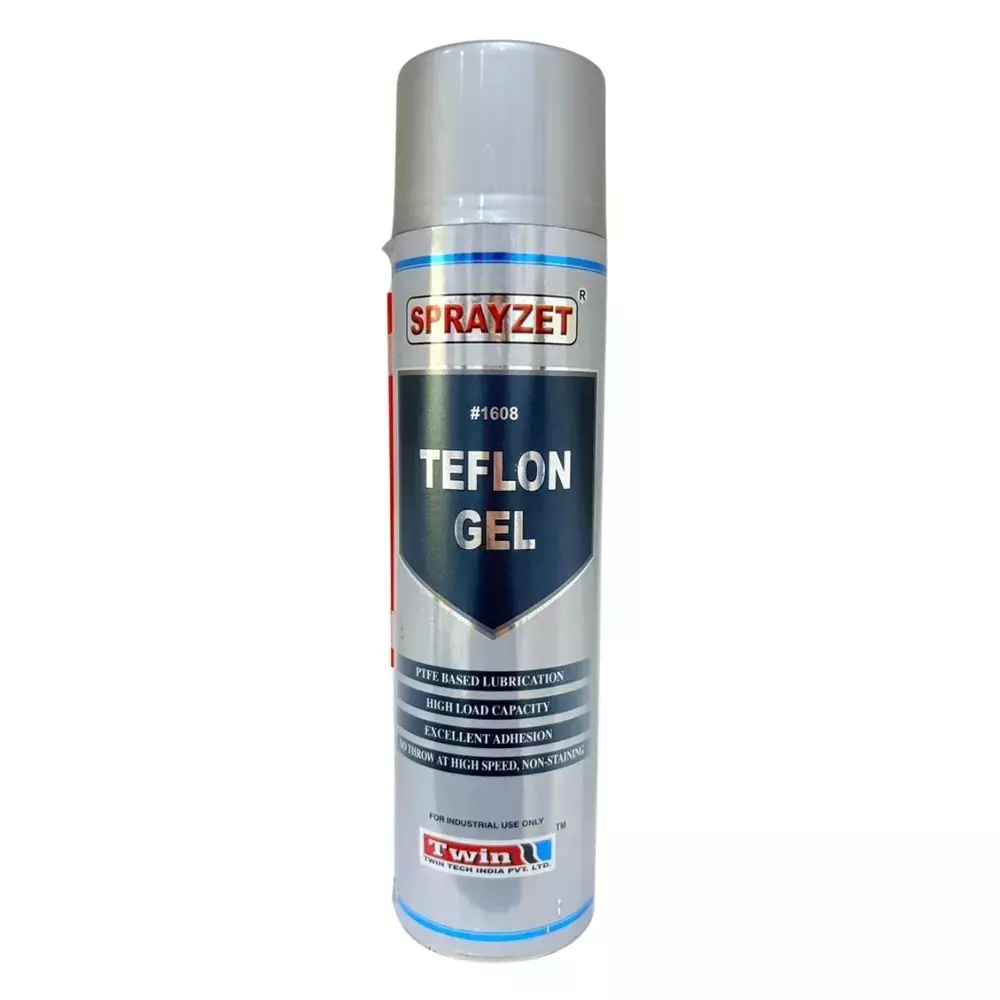 SPRAYZET Teflon Gel Spray 500 ml for Industrial Use, E3057 (Pack of 6)