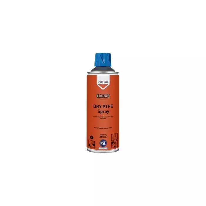 Rocol PTFE Lubricant 400 ml AerosolFood Safe, 34235