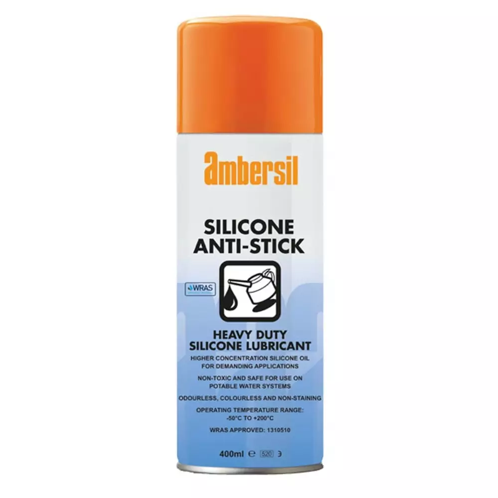 Ambersil Silicone Antistick Silicone Lubricant 400 ml Aerosol, 31572-AC