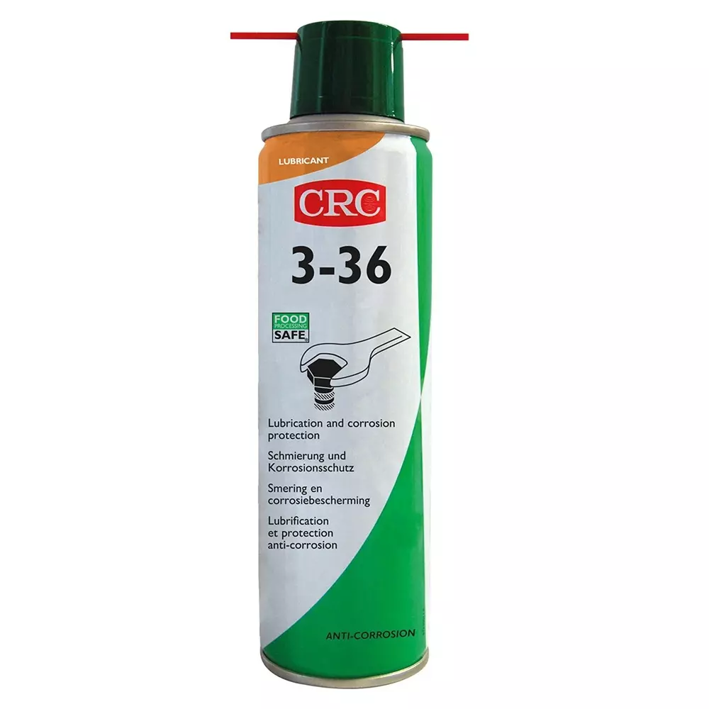 CRC 3-36 Multi Purpose Lubricant 335 ml / 250 ml Aerosol,Food Safe, 32673