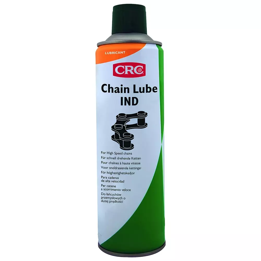 CRC CHAIN LUBE IND PTFE Lubricant 650 ml / 500 ml Aerosol, 33237