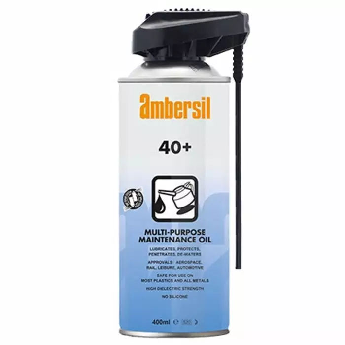 Ambersil 40+ ProtectIVE LUBRICANT Multi Purpose Lubricant 400 ml Aerosol, 33180-AB